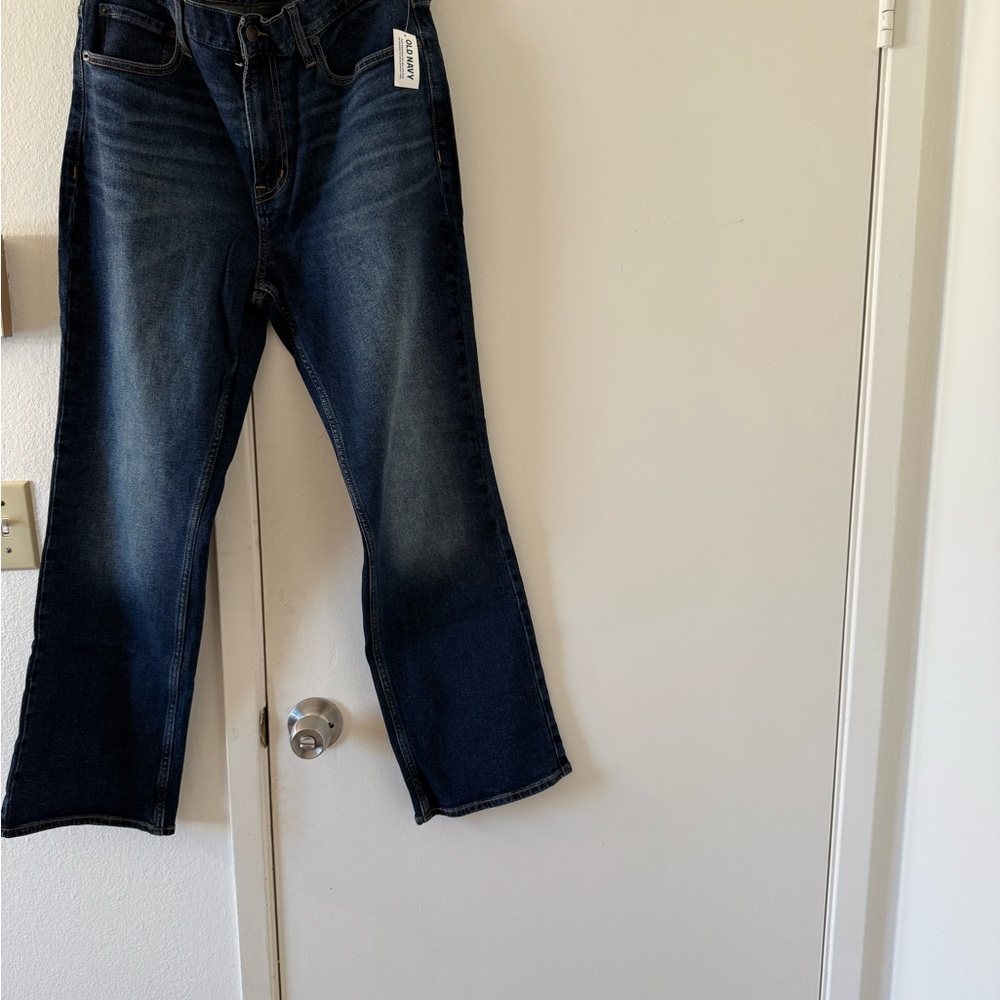 Old Navy Men's Dark Blue Bootcut Jeans 36x30 NWT